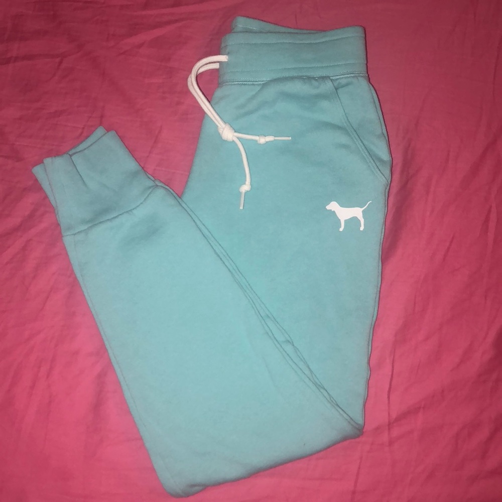 PINK Victoria’s Secret - Light Blue Joggers 💙